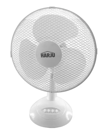 PÖYTÄTUULETIN 12" 40W VALKOINEN HARJU - Tuulettimet - 6438140234025 - 1