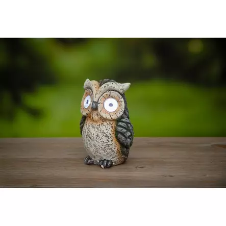 Puutarhapatsas Pöllö valolla - Pihapatsaat ja veistokset - 6410416453385 - 2