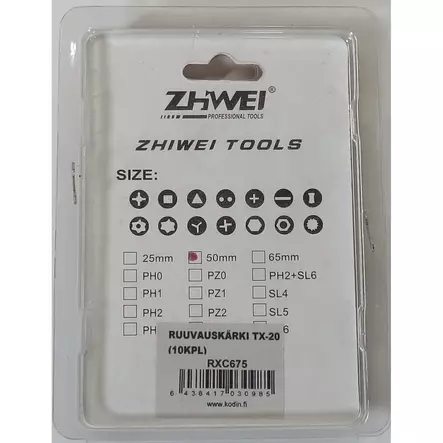 ruuvausk=C3=A4rjet tx20 10kpl ruuvausk=C3=A4rki tx-20 - Ruuvauskärjet - 6438417030985 - 2