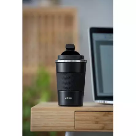 airam powder ter=C3=A4smuki musta termos - Mukit ja kahvikupit - 6435200284365 - 2