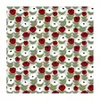 Servetti Havi Flora vihreä pun 24cm - Kahviliinat 24x24 - 6411630700095 - 1