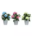 HORTENSIA 42CM RUUKUSSA 4LIVIN - Tekokasvit ja muovikukat - 6410413122185 - 1