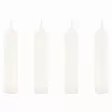 Kynttilä Lampetti 4 kpl valkoinen - Antiikkikynttilät ja kruunukynttilät - 6410416388915 - 1