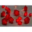 Ruusu paristovalosarja 20 LED punainen - Valosarjat paristokäyttöiset - 6410416419275 - 1