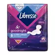 LIBRESSE ULTRA LARGE GOODNIGHT 8 - Kuukautissiteet - 7322540960235 - 1