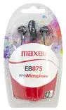 MAXELL EB875 EARBUDS MUSTA - Kuulokkeet ja kaiuttimet - 4902580782825 - 2