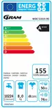 PYYKINPESUKONE 8kg 1400rpm A+++ WDE 51814-90 Gram - Pesukoneet ja kuivausrummut - 5709708230485 - 2