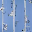 vaaleansininen muumitapetti - Tapetit - 6417271491415 - 1