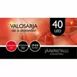 ULKOVALOSARJA LED 40Led Punainen - Valosarjat verkkovirta - 6438159052825 - 1