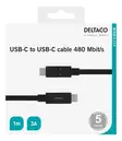 usb-c - usb-c kaapeli usb 2.0 kaapeli - Oheislaitekaapelit ja adapterit - 7333048044365 - 2