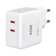 Vivanco seinälaturi 45W 2x USB-C PD - Laturit, kaapelit ja varavirtalähteet - 4008928631975 - 1