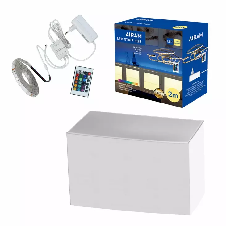 Led valonauha RGB 2M 7,2W/m IP20 12KPL - LED valonauhat - 835725 - 1