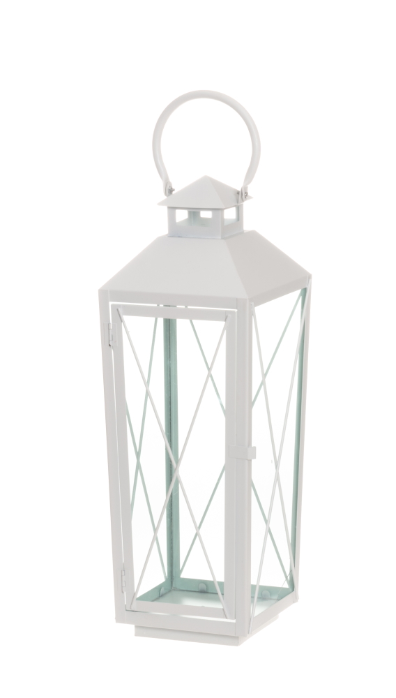 4Living Lyhty Tilda valkoinen 18x18x59 cm=20 - Ulkolyhdyt - 6410413211865 - 1