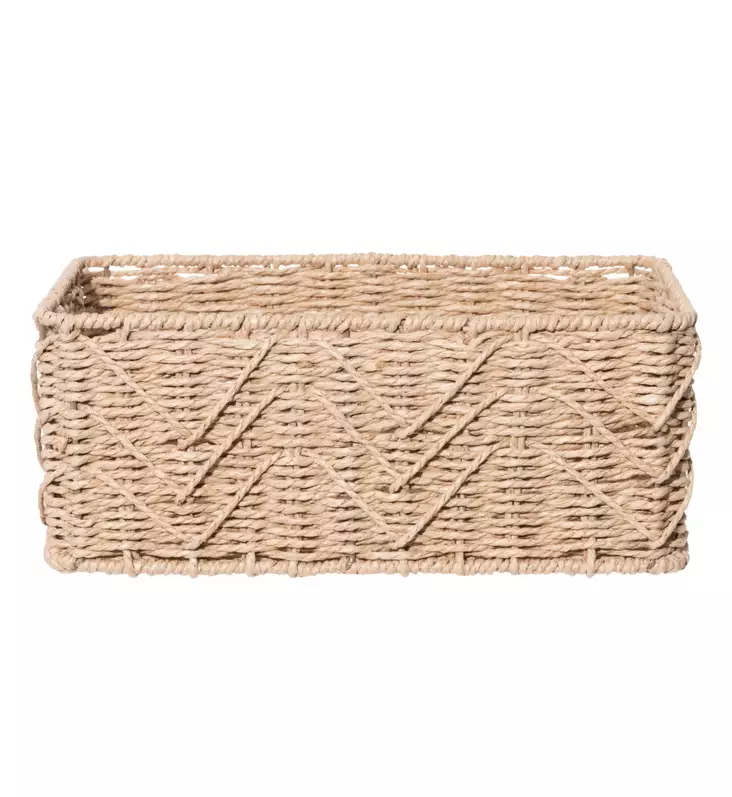 Ajaton ja tukeva paperinarusta punottu kori k=C3=A4tkee sis=C3=A4=C3=A4=
ns=C3=A4 kodin pienesineet ja pit=C3=A4=C3=A4 tavarat j=C3=A4rjestykse=
ss=C3=A4. - Sisustuskorit ja puulaatikot - 6410416080215 - 1