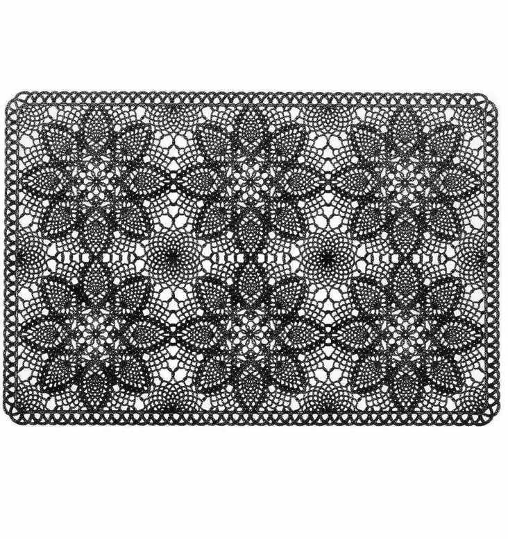  4Living Tabletti Lace musta 30x45 cm - Pöytätabletit - 6410416140285 - 1