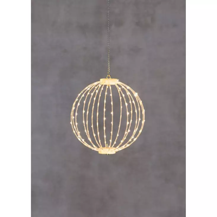 LED-valopallo 30 cm 160 LED - Valohahmot ja valokoristeet - 6410416310305 - 1