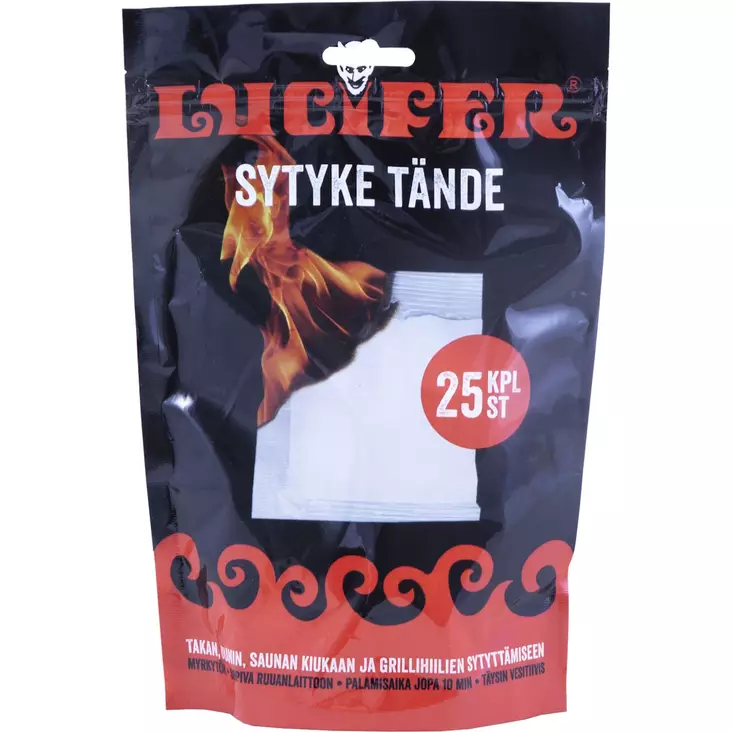 Sytytystyyny pussi 25kpl Lucifer - Sytytyspalat - 6416273057995 - 1