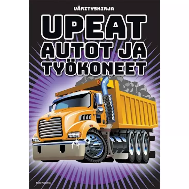 Tactic Upeat autot ja työkoneet värityskirja - Värityskirjat ja puuhakirjat - 6416739409375 - 1