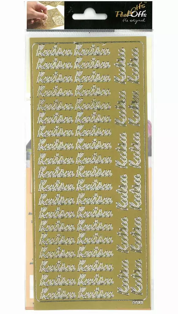 ÄÄRIVIIVATARRA KUTSU KULTA - Tarrat ja kiiltokuvat - 6417715093045 - 1