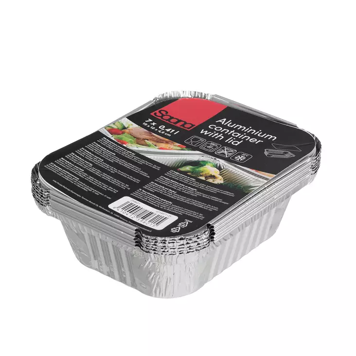 FOLIOVUOKA 0,41L/7KPL - Alumiinifoliot ja -vuoat - 6410412596215 - 1