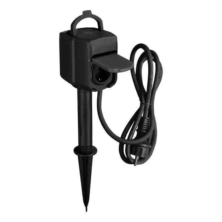 Älypistorasia wifi IP44 maapiikillä Emax - Pistorasiat, haaroittimet ja kytkimet - 6418536017715 - 1