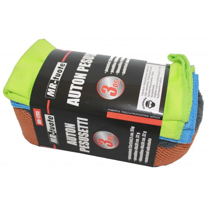 auton pesusetti pesusieni auton peseminen - Autonpesuharjat ja -sienet - 6430032156675 - 1