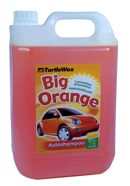 BIG ORANGE AUTOSHAMPOO 5L TURTLEWAX - Autoshampoot ja pesuaineet - 5010322753275 - 1