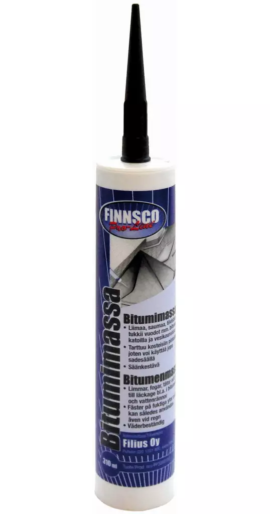 Bitumimassa 310 ml Finnsco Pro-Line® - Akryylimassat ja saumaus - 6430020291135 - 1