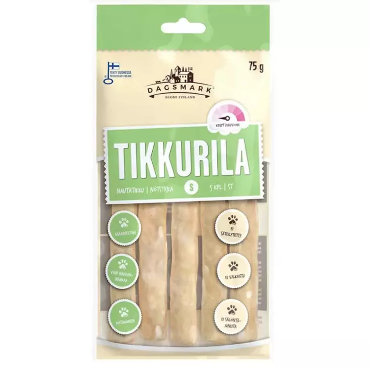 Dagsmark Tikkurila Nauta Purutikku S 75G - Koiranruoat ja herkut - 6430066382835 - 1