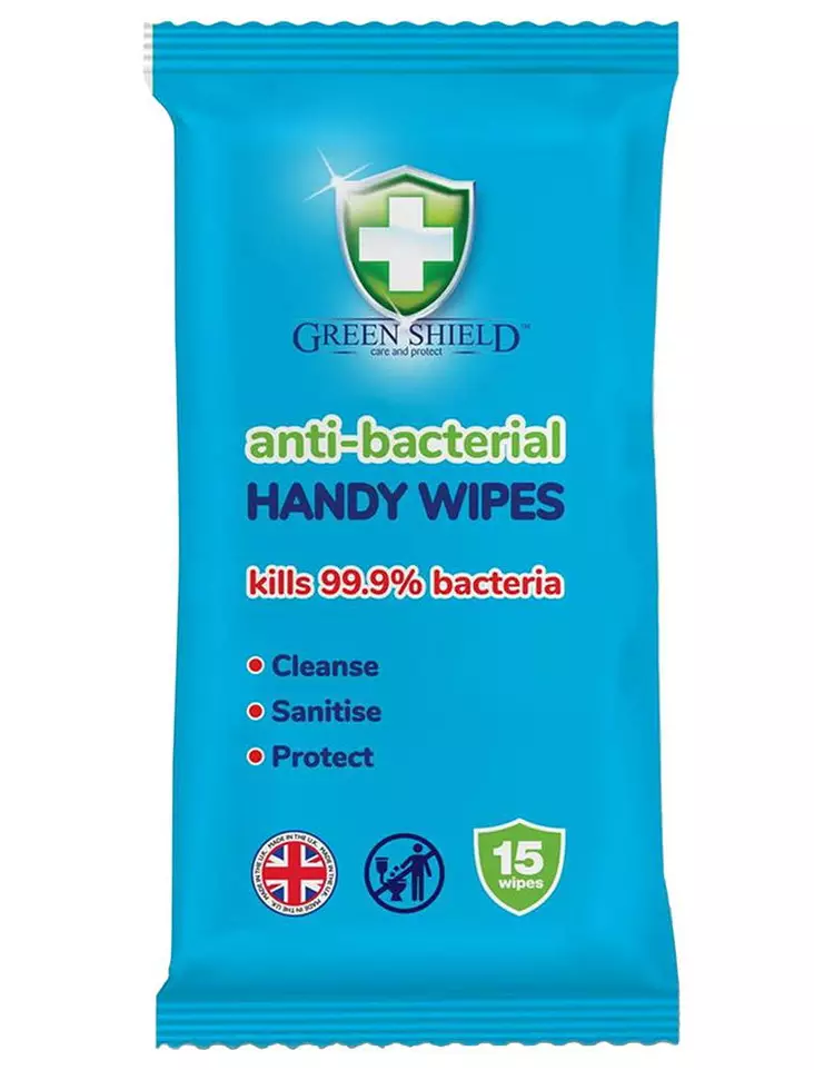 DESINFIOINTILIINA 15kpl Antibakteerinen Greenshield - Vauvan hoito - 5060110227655 - 1