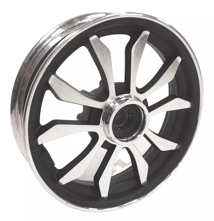 Nelipy=C3=B6r=C3=A4isen senioriskootterin etuvanne alumiinivanne s=C3=A4=
hk=C3=B6skootteri - Sähköskootteri renkaat, vanteet, lokarit - 833455 - 1