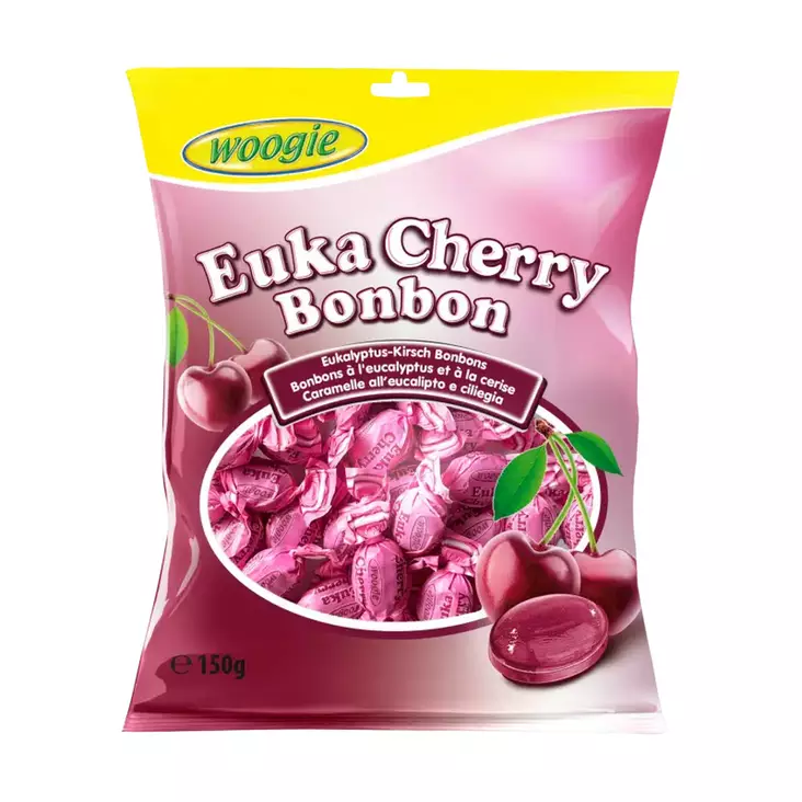 Eukalyptuspastillit 150g kirsikka - Pastillit - 9002859132575 - 1