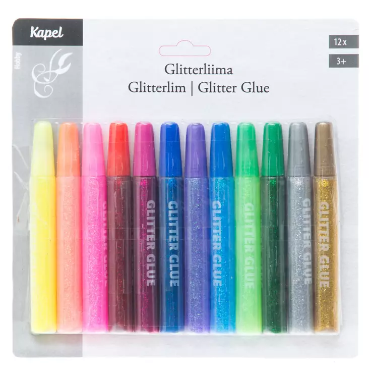 Glitterliimalajitelma Kapel - Kontaktiliimat ja askarteluliimat - 7394311897675 - 1