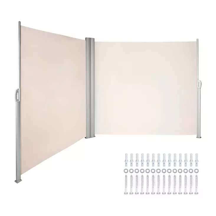 Green Land beige 1,6x6m sivumarkiisi - Markiisit ja terassimarkiisit - 6438014271835 - 1