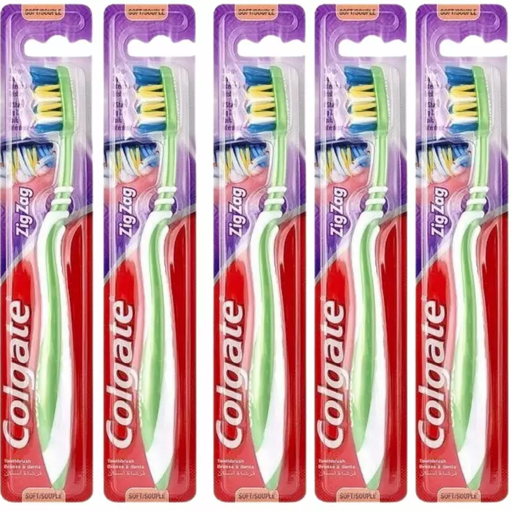 Hammasharja 5kpl/pkt Colgate Zig Zag Soft - Hammasharjat - 837095 - 1