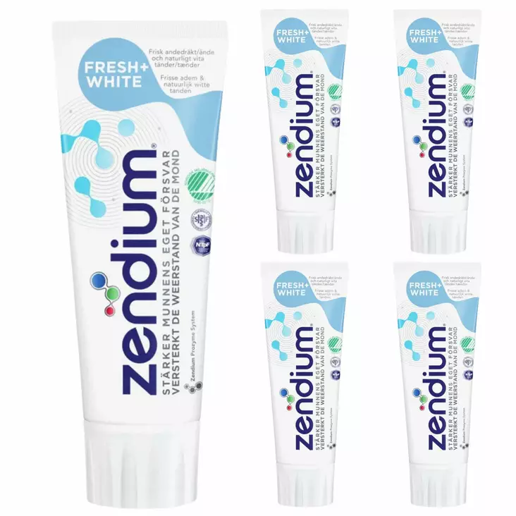 Hammastahna Zendium Fresh & White 75 ml 5kpl/pkt - Hammastahnat - 836555 - 1