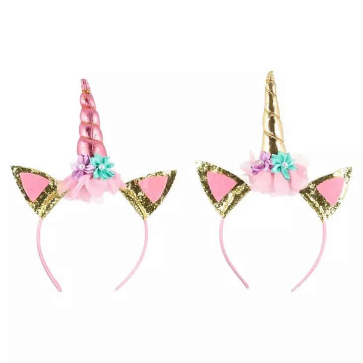 Hiuspanta yksisarvinen - Vappukoristeet ja -tarvikkeet - 6410416129655 - 1