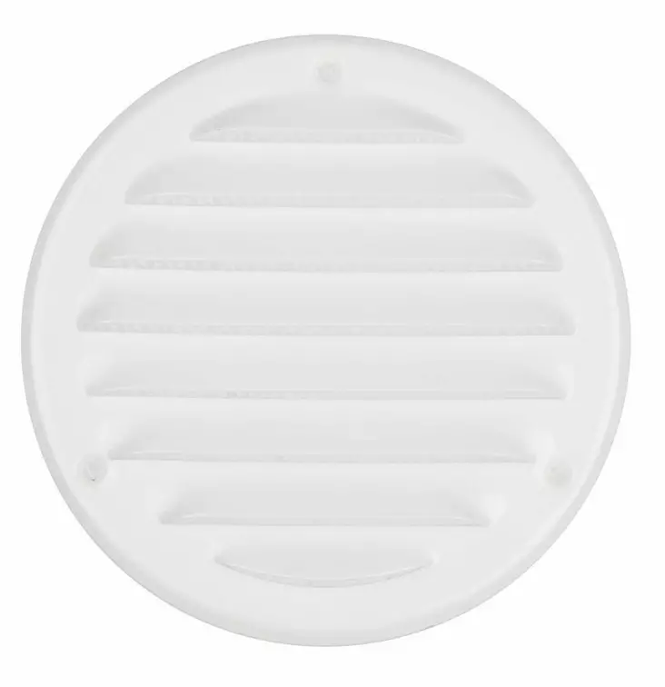 Ilmanvaihtosäle 100mm valkoinen Europlast Mr125 - Säleiköt - 4750492000465 - 1