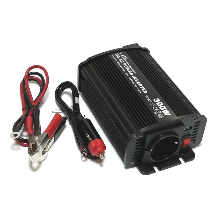Invertteri 300W 12-230V Vatti - Invertterit autoon - 6438168103105 - 1