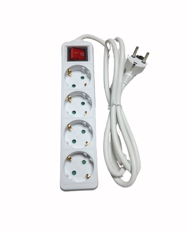 jatkojohto 4-os 1,5m kytkimell=C3=A4 - Jatkojohdot, kaapelikelat ja tarvikkeet - 6438159056175 - 1