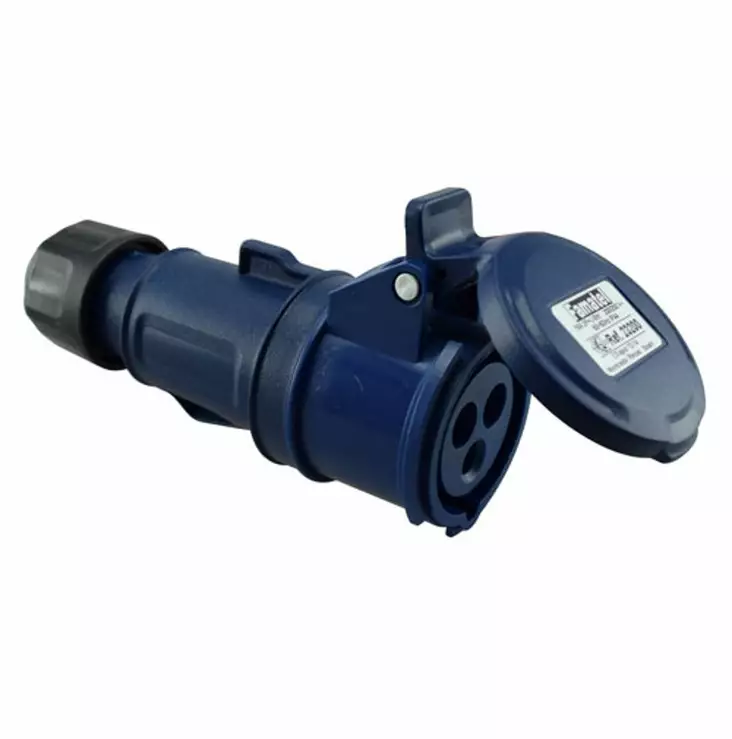 Jatkopistorasia Caravan roiskevesitiivis IP44 3-napainen - Jatkojohdot, kaapelikelat ja tarvikkeet - 6438140990785 - 1