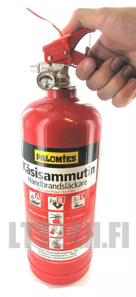 JAUHESAMMUTIN 2KG VENEESEEN - Sammutuspeitteet ja sammutusvälineet - 6438168066875 - 1