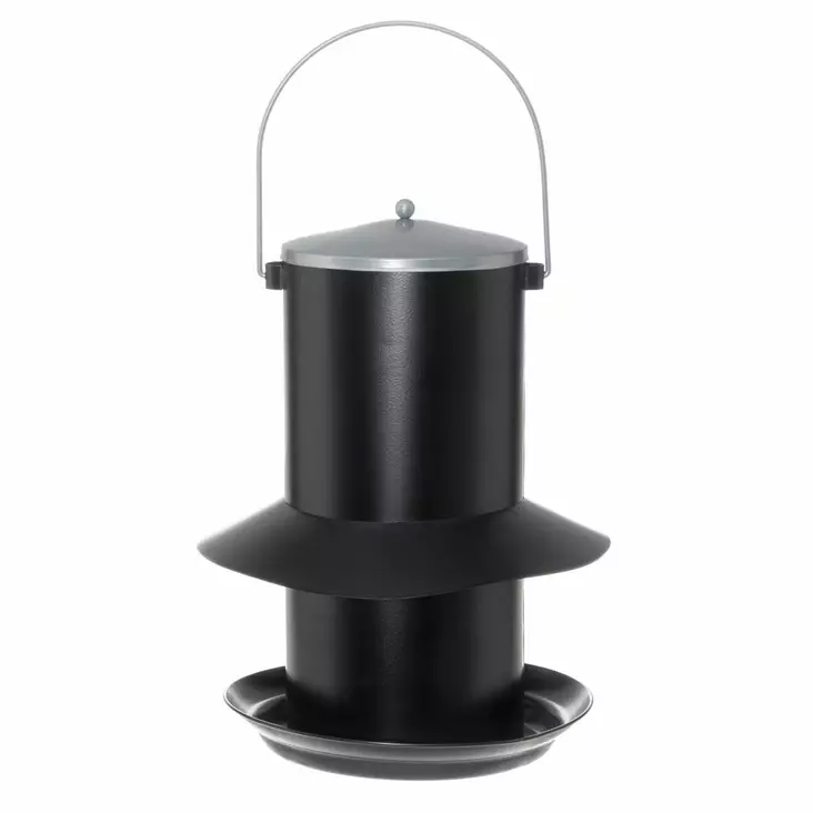 Jyväsyötin Pönttö Tintti musta - Lintulaudat ja ruokinta-automaatit - 6410413219885 - 1