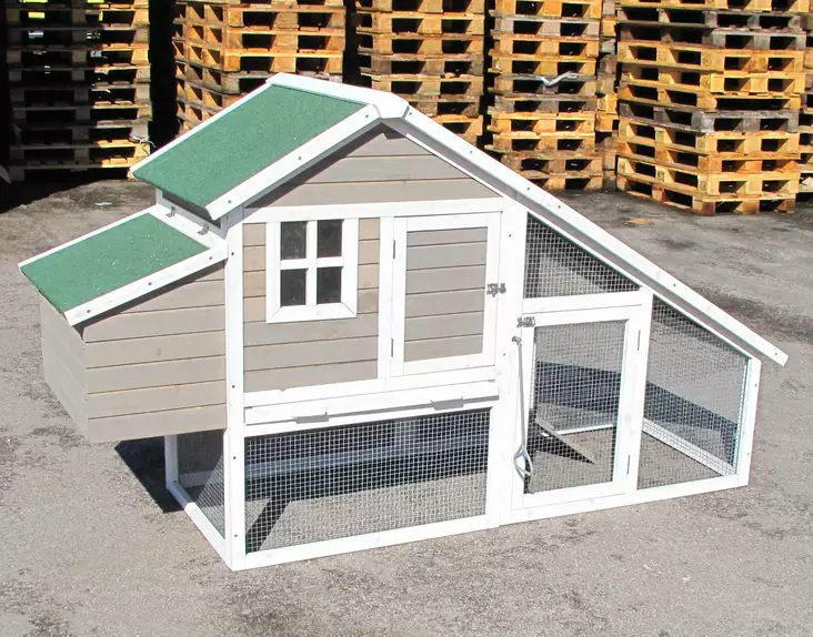 KANAKOPPI ISO MODERN HARMAA - Kanakopit ja kanatarhat - 6438168092935 - 1