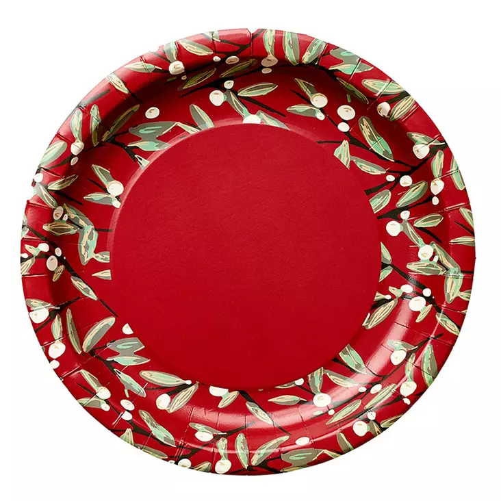 Kartonkilautanen Varpu 12kpl/18cm Havi - Kertakäyttölautaset - 6411631112705 - 1