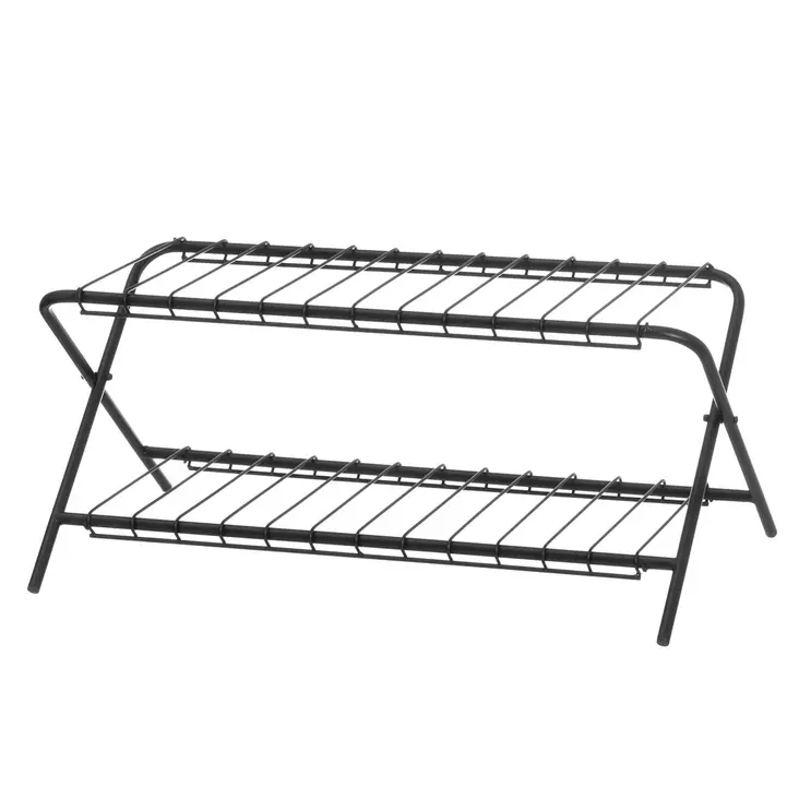Kenkäteline Flip musta 70x40x31 cm - Kenkätelineet - 6410416482545 - 1