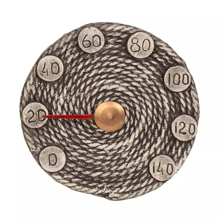 Opa Lumo köysikuvio saunamittari - Saunamittarit ja saunakoristeet - 6414676017455 - 1