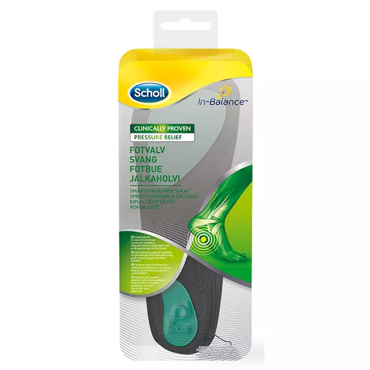 scholl pohjallinen jalkaholvi m - Kengän pohjalliset - 5701092114105 - 1