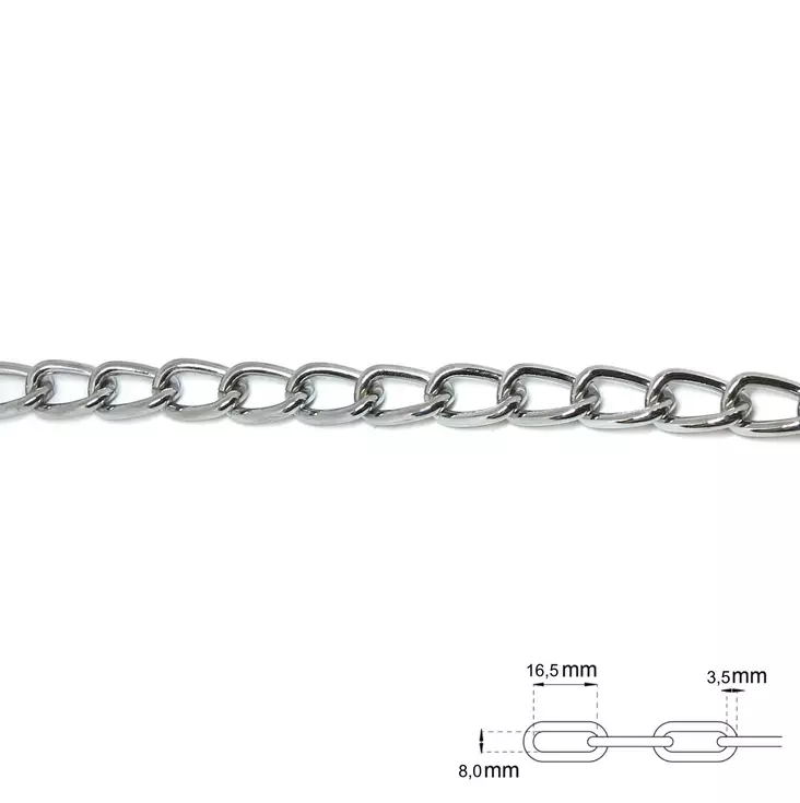 KORISTEKETJU KIRKAS 2,0M - Ketjut ja ketjutarvikkeet - 6438417030275 - 1