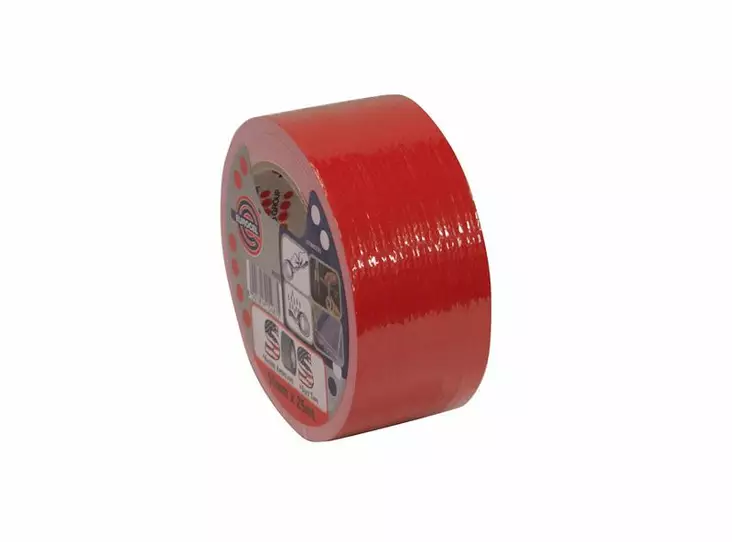 KORJAUSTEIPPI 50mmx25m, PUNAINEN - Ilmastointiteipit ja kangasteipit - 8001814154875 - 1